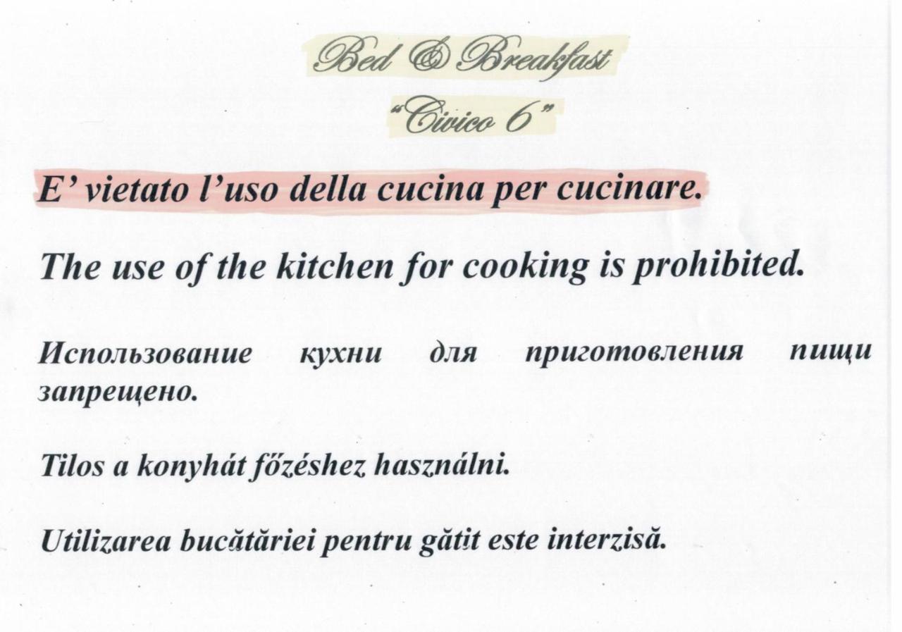 B & B Civico 6 Rooms Salerno Exterior foto